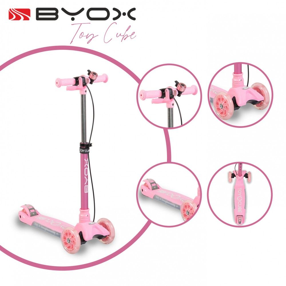 Πατίνι scooter Toy cube pink byox