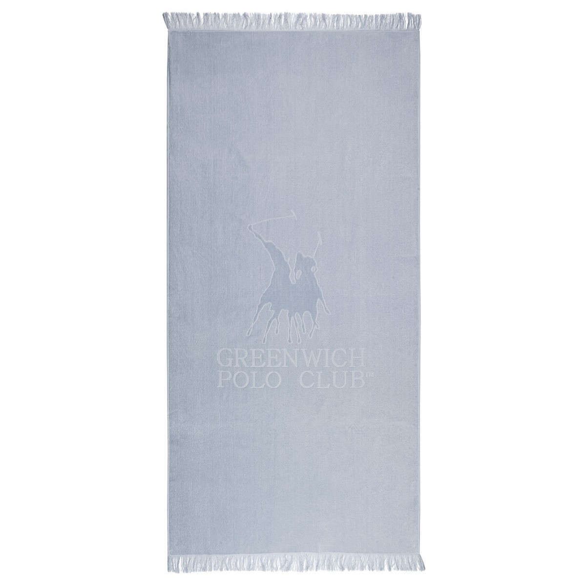 Πετσέτα θαλάσσης 3624 silver-grey 90x190cm greenwich polo club