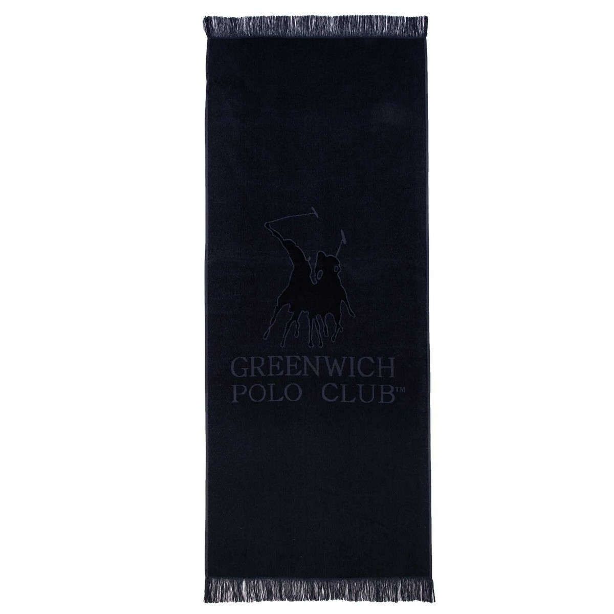 Πετσέτα θαλάσσης 3656 black 70x170cm greenwich polo club