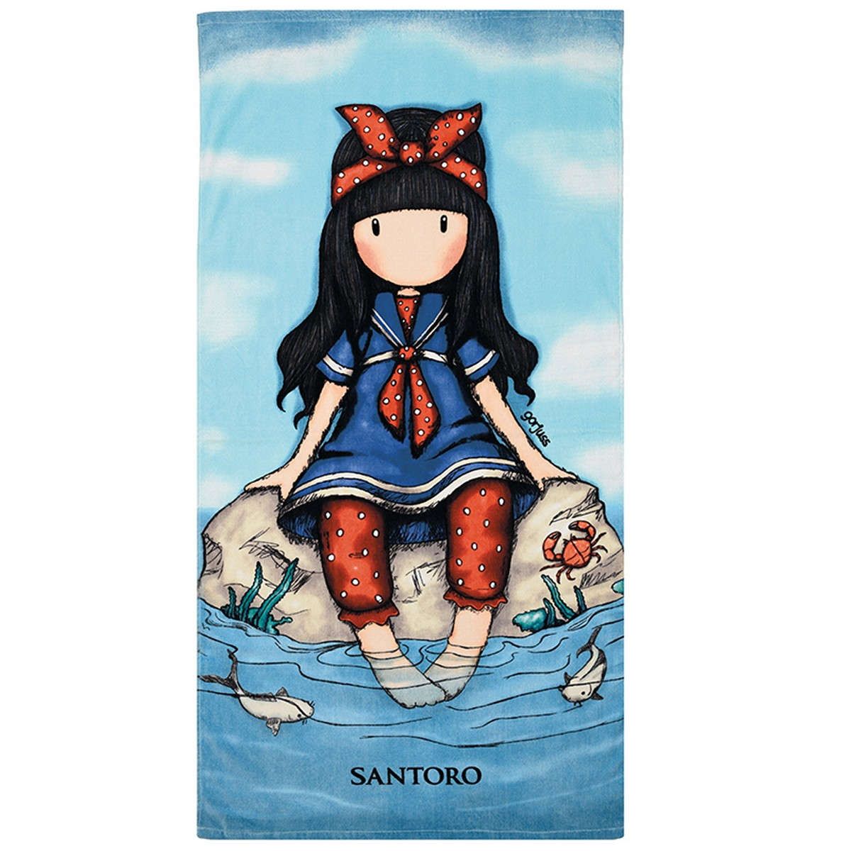 Πετσέτα θαλάσσης 5807 blue santoro