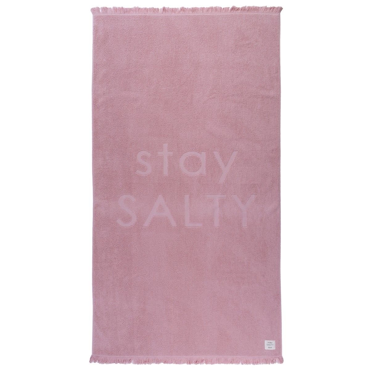 Πετσέτα θαλάσσης Stay Salty pink nef nef