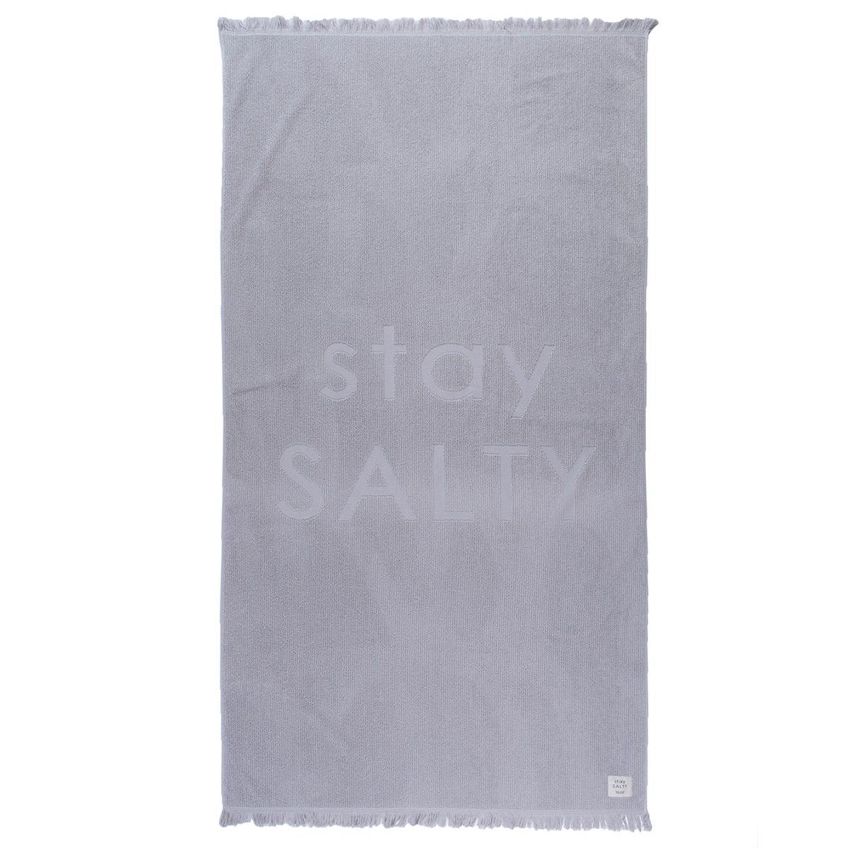 Πετσέτα θαλάσσης Stay Salty silver nef nef