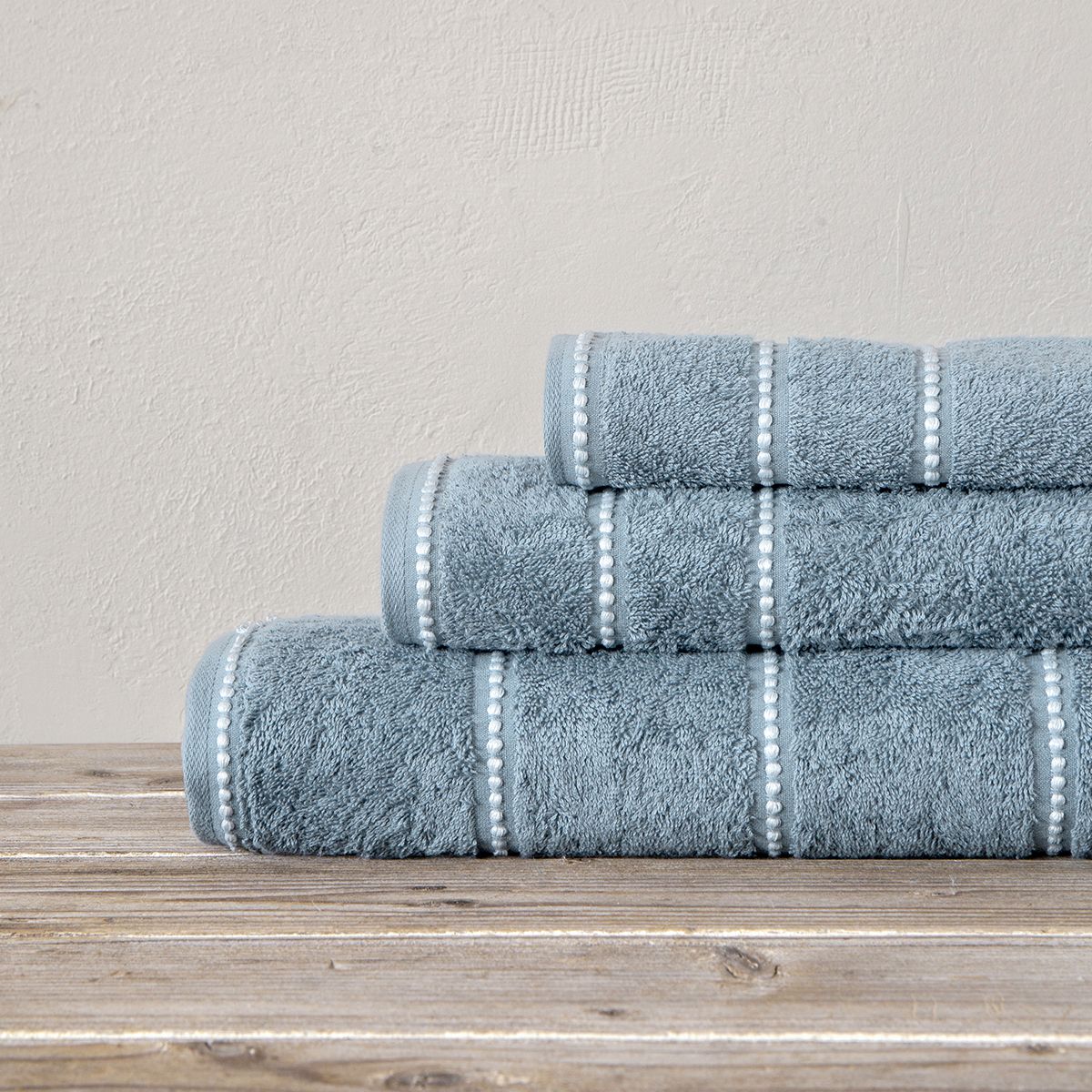 Πετσέτες σετ 3τμχ Prestige blue nima
