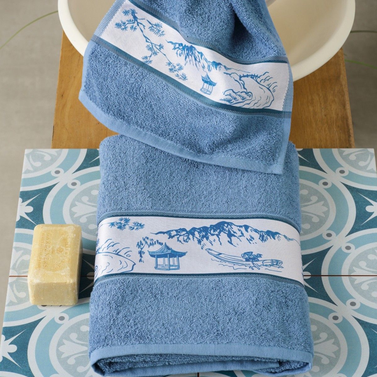 Πετσέτες σετ 3τμχ Taoru kentia