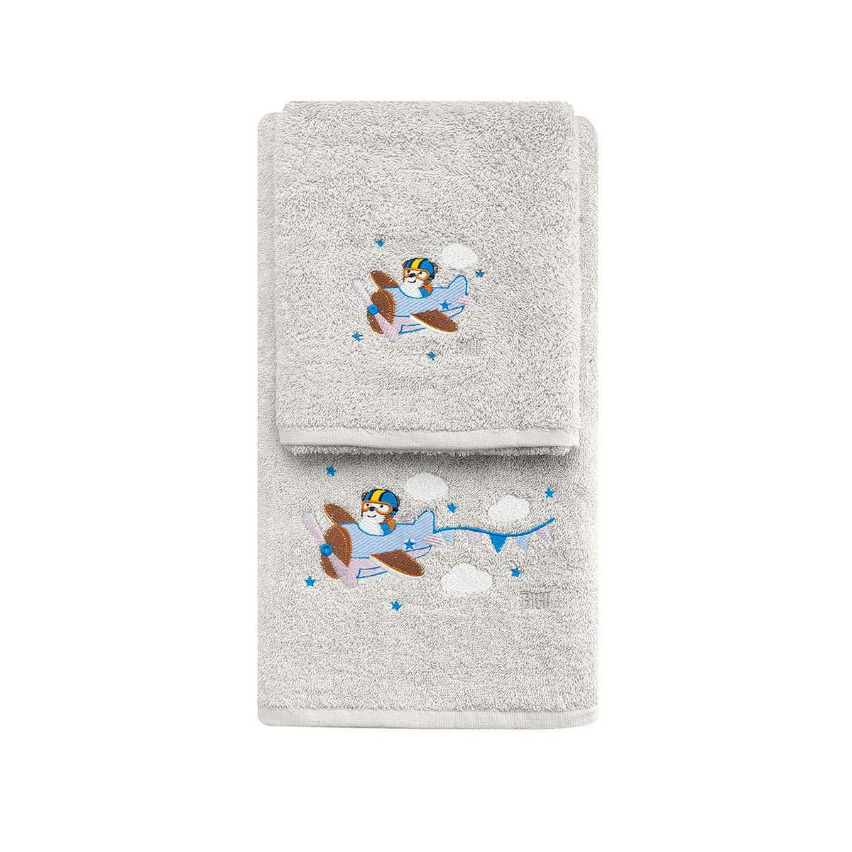 Παιδικές πετσέτες σετ Art 5202 grey beauty home