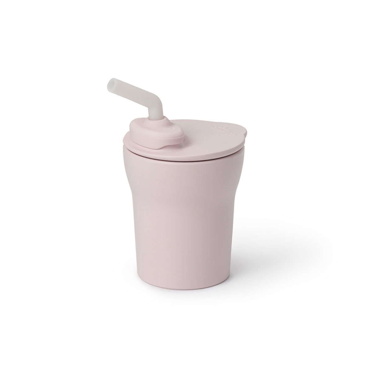Ποτηράκι pla με καλαμάκι σιλικόνης Des.12 pink miniware