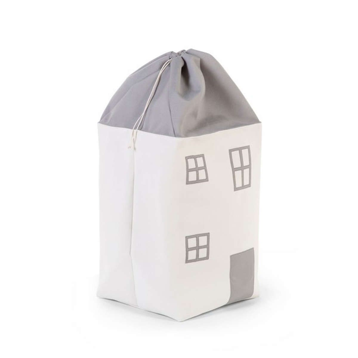 Σάκος παιχνιδιών Toy Box House grey-off white Childhome