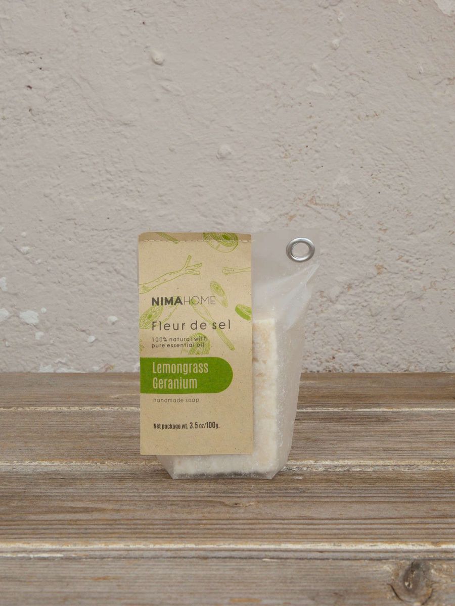 Σαπούνι χειροποίητο Lemongrass/Geranium 100g nima