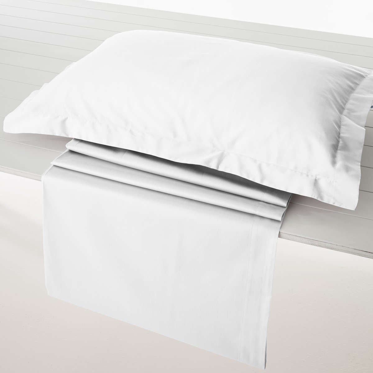 Σεντόνι βαμβακοσατέν υπέρδιπλο Athena-300 white vesta home
