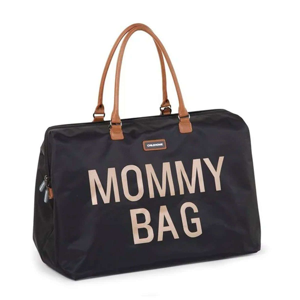 Τσάντα αλλαγής Mommy Bag Big black-gold Childhome