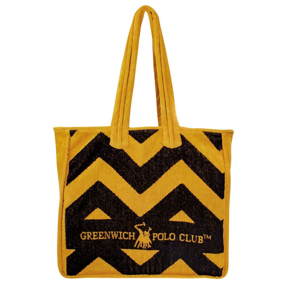 Τσάντα θαλάσσης 3650 ochre-black greenwich polo club